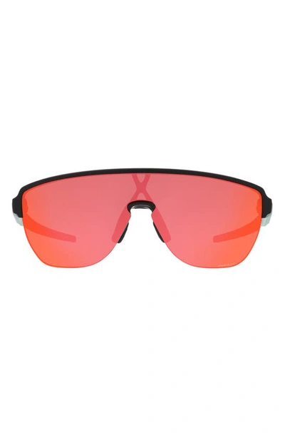 Oakley Corridor 42mm Semirimless Prizm™ Shield Sunglasses In Orange