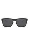 Oakley Sylas M Pol 0oo9448-06 Wayfarer Polarized Sunglasses In Matte Black