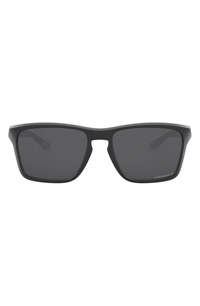 Oakley Sylas M Pol 0oo9448-06 Wayfarer Polarized Sunglasses In Grey
