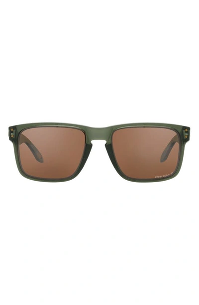 Oakley Holbrook 57mm Prizm® Polarized Square Sunglasses In Olive