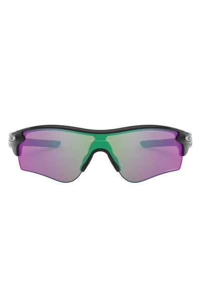 Oakley Radarlock® Path® 38mm Wrap Sunglasses In Shiny Black