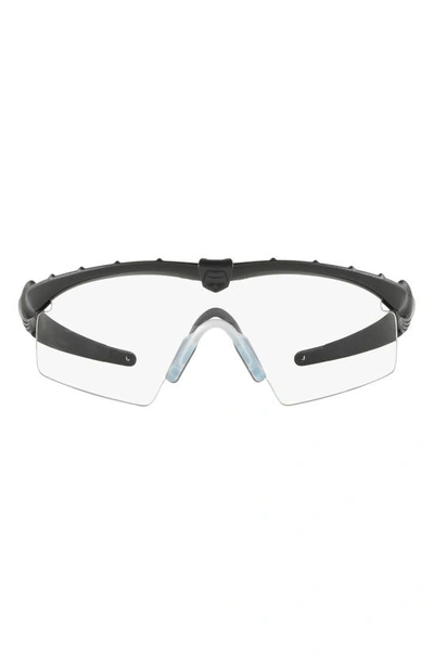 Oakley M Frame 2.0 Strike 130mm Semi Rimless Rectangular Sunglasses In Matte Black