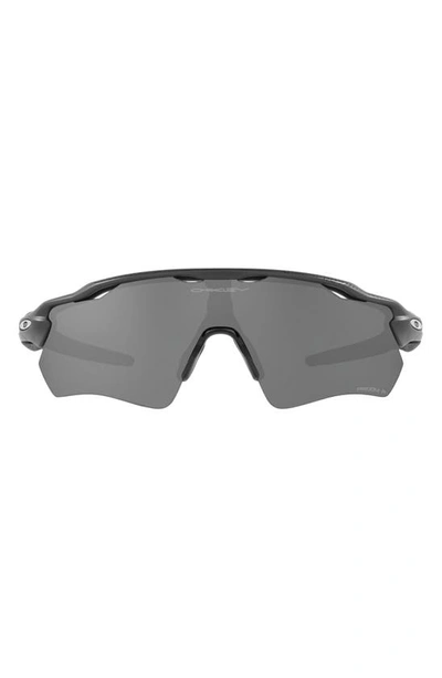 Oakley Radar® Ev Path® 138mm Prizm™ Wrap Shield Sunglasses In Black