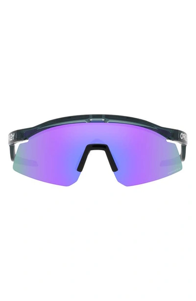 Oakley Hydra 37mm Prizm™ Semirimless Wrap Shield Sunglasses In Ruby