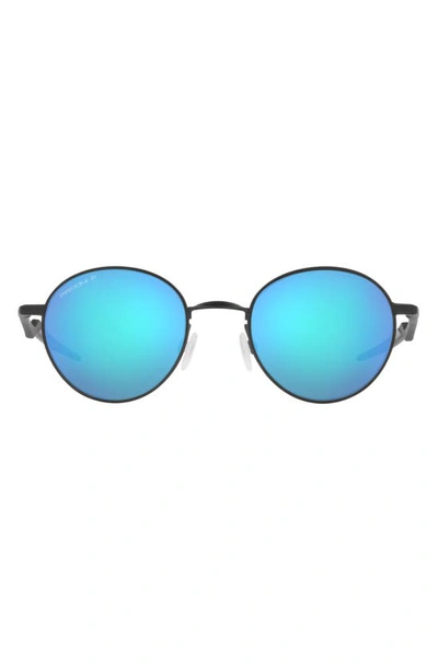 Oakley Terrigal 51mm Polarized Round Sunglasses In Sapphire