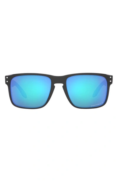 Oakley Holbrook 57mm Prizm™ Polarized Square Sunglasses In Black