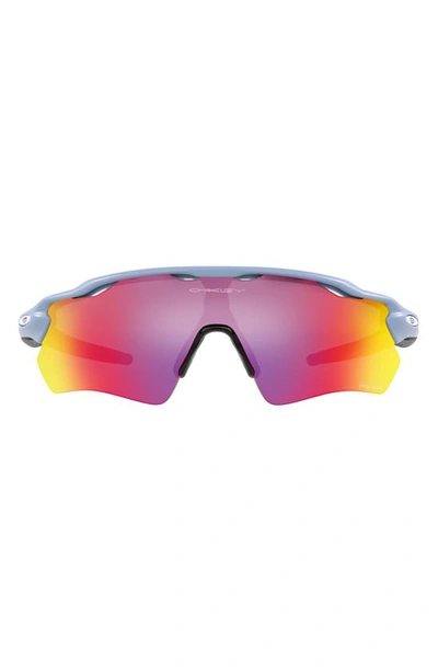 Oakley Radar® Ev Path® 138mm Prizm™ Wrap Shield Sunglasses In Matte Stonewash