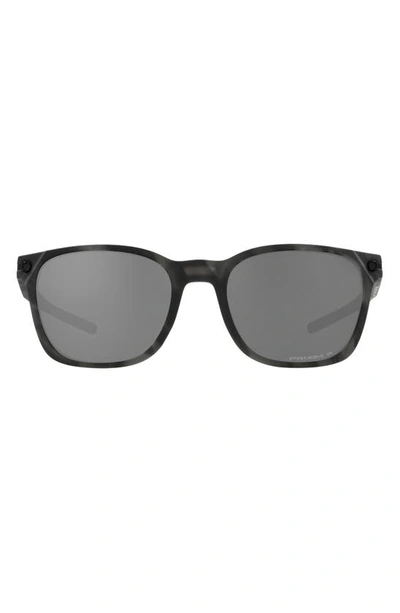 Oakley Ojector 55mm Prizm™ Polarized Irregular Sunglasses In Black Tort