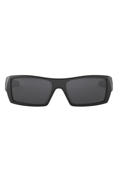 Oakley Gascan® 60mm Polarized Rectangular Sunglasses In Black