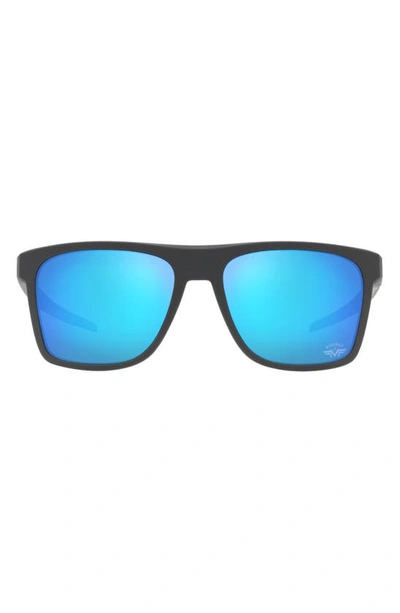 Oakley Leffingwell 57mm Prizm™ Rectangular Sunglasses In Dark / Grey