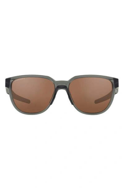 Oakley Actuator 57mm Prizm™ Rectangular Sunglasses In Smoke