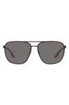 Prada Linea Rossa Man Sunglasses Ps 50ys In Black Red
