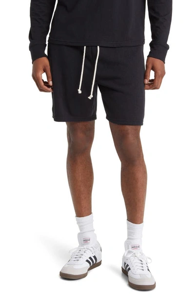 Threads 4 Thought Garrett Drawstring Fleece Shorts In Black