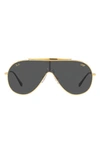 Ray Ban Pilot In Dark Grey