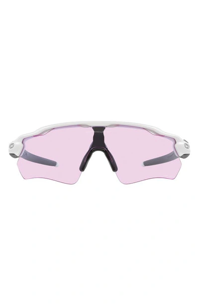 Oakley Radar® Ev Path® 38mm Prizm™ Wrap Shield Sunglasses In White