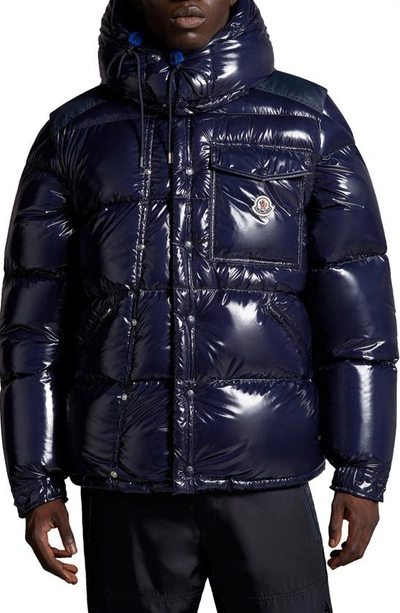 MONCLER KARAKORUM RIPSTOP CONVERTIBLE DOWN JACKET