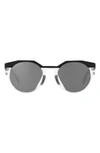 Oakley Hstn 52mm Irregular Sunglasses In Black