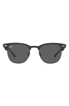Ray Ban Clubmaster Square Grey Gradient Browline Unisex Sunglasses 0rb3916 133671 52 In Dark Grey