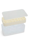 W&p Design Ice Box With Lid In Cream