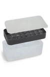 W&p Design Ice Box With Lid In Charcoal