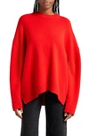 A.l.c Ayden Wool-cashmere Crewneck Sweater In Cadmium Red