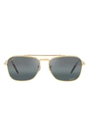 Ray Ban Ray-ban New Caravan 58mm Polarized Square Sunglasses In Multi