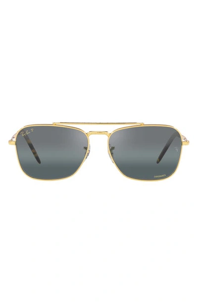Ray Ban Ray-ban New Caravan 58mm Polarized Square Sunglasses In Multi