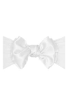 Baby Bling Babies' Satin Fab-bow-lous Headband In White