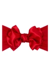 Baby Bling Kids' Satin Fab-bow-lous Headband In Cherry