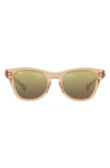 Ray Ban 50mm Square Sunglasses In Transparent