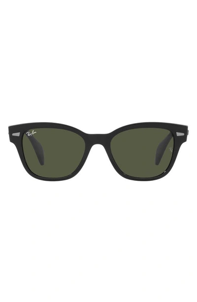 Ray Ban Steve Square-frame Sunglasses In Black_dark_green