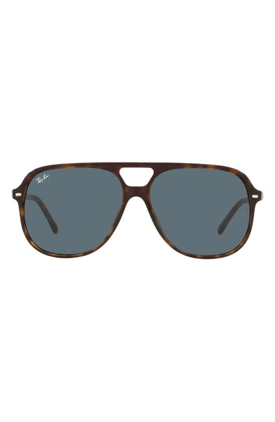 Ray Ban 56mm Polarized Square Sunglasses In Havana