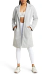 Alo Yoga Vip One Button Coat In Athletic Heather Grey