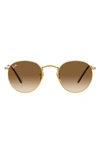 Ray Ban Icons 50mm Retro Sunglasses In Brown Gradient