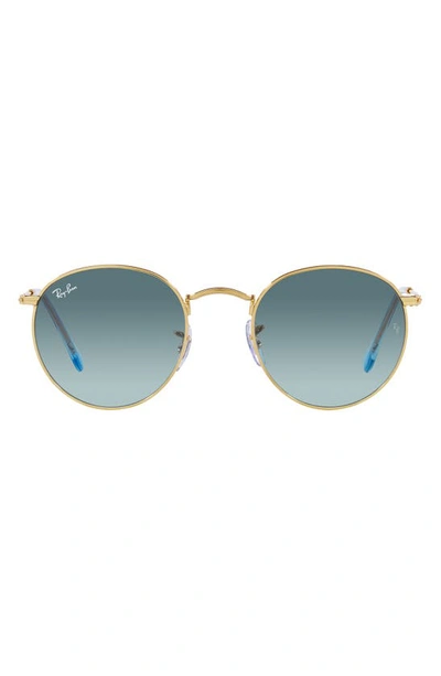Ray Ban Icons 53mm Retro Sunglasses In Gold
