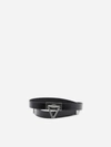 Bottega Veneta Point Lock Belt In Black