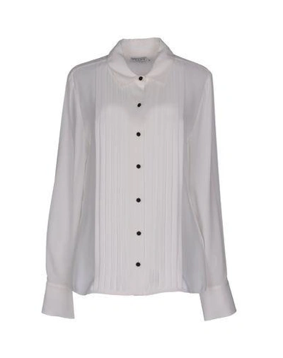 Frame Silk Shirts & Blouses In White