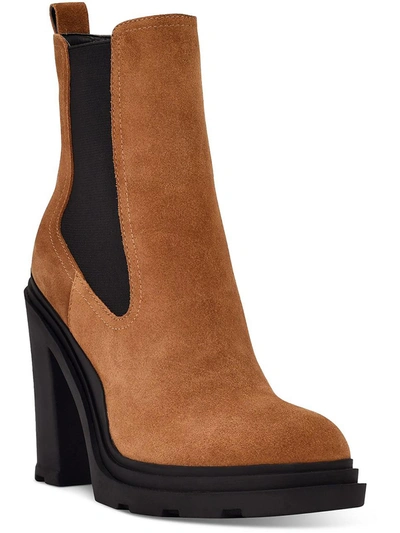 Marc Fisher Ltd Ramio Womens Pull On Leather Chelsea Boots In Multi