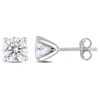 Mimi & Max 2ct Dew Created Moissanite Solitaire Earrings In Sterling Silver In White