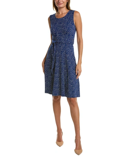 Leota Brittany Mini Dress In Blue