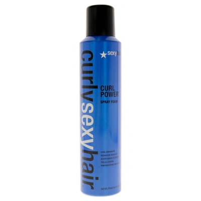 Sexy Hair Curl Power Spray Foam For Unisex 8.4 oz Mousse