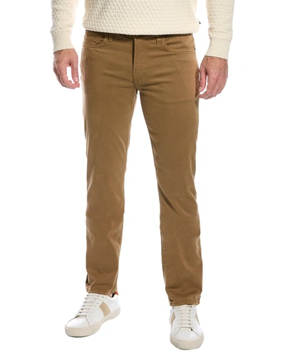 7 For All Mankind Slimmy Dark Khaki Slim Jean In Beige