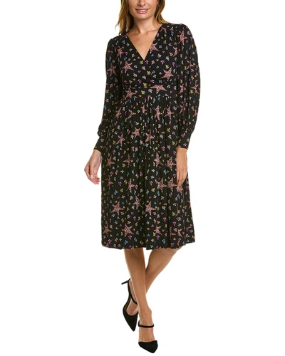 BODEN FIXED WRAP JERSEY MIDI DRESS