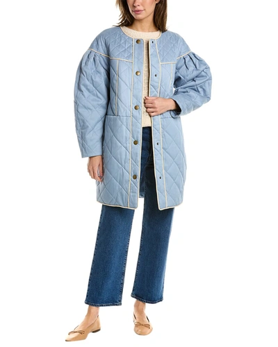 Hunter Browning Coat In Blue