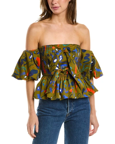 Hunter Bell Rhea Top In Green