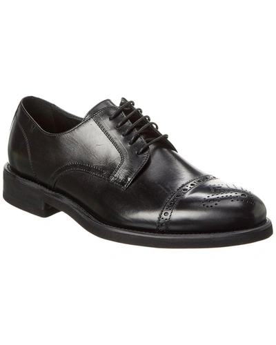 Chaussures Oxfords En Cuir Noir Johnston & Murphy - Taille 8M, Occasion Très Bon état