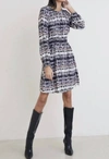 Bella Dahl Smocked Mini Dress In Multi