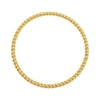 Adornia 14k Gold-plated Rope-look Bangle Bracelet In Yellow