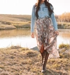 Tasha Polizzi Elias Skirt In Patterned In Multi