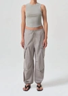 Agolde Ginerva Relaxed Poplin Cargo Pants In Multi